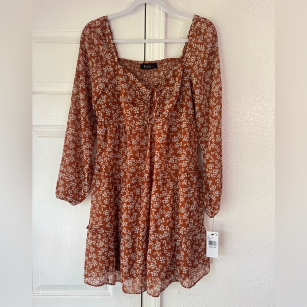BCX Floral Day Pink Dress